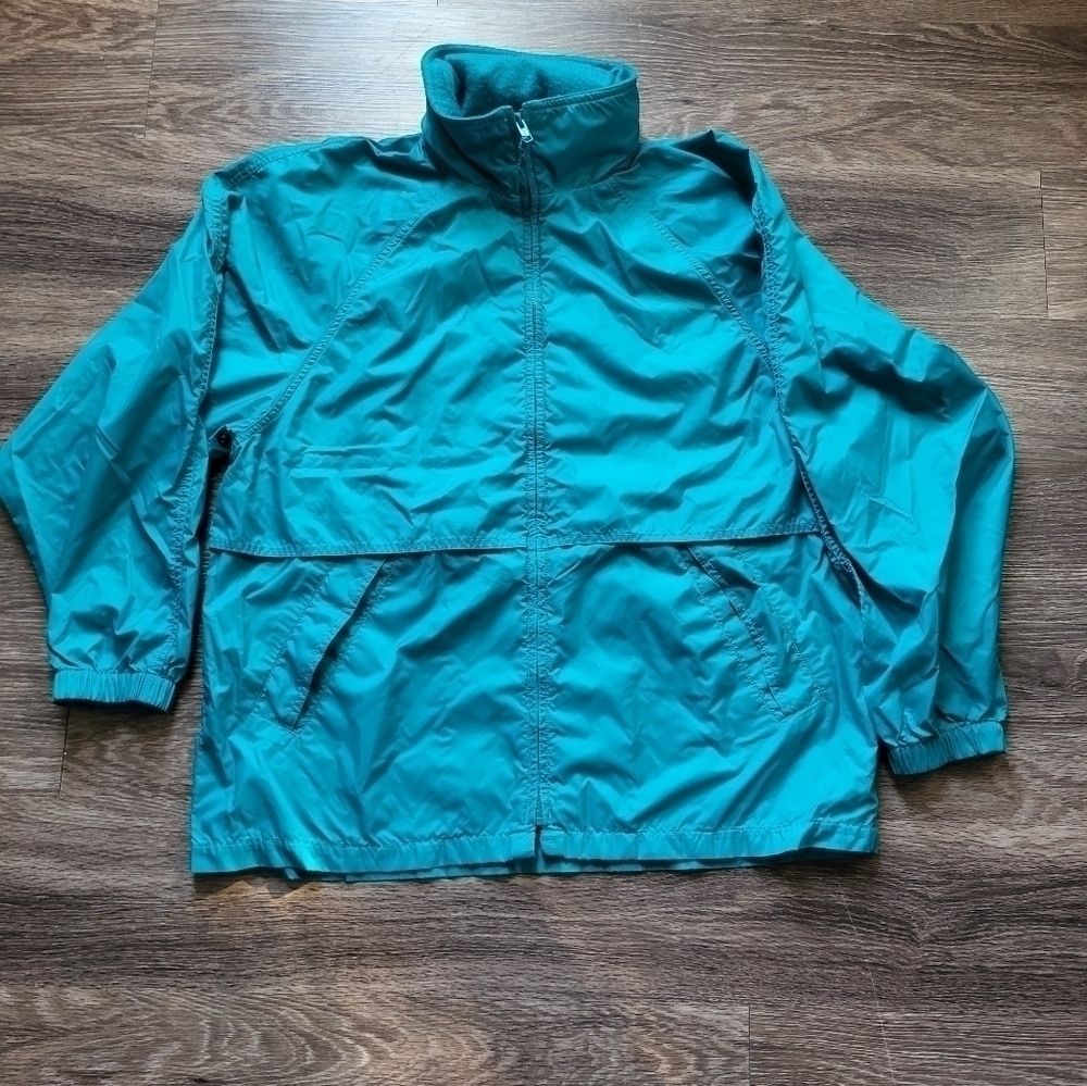 Eddie Bauer Women's Vintage Zip-Up Windbreaker Jacket Size Medium